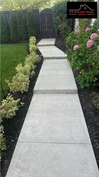 Concrete Walking Path