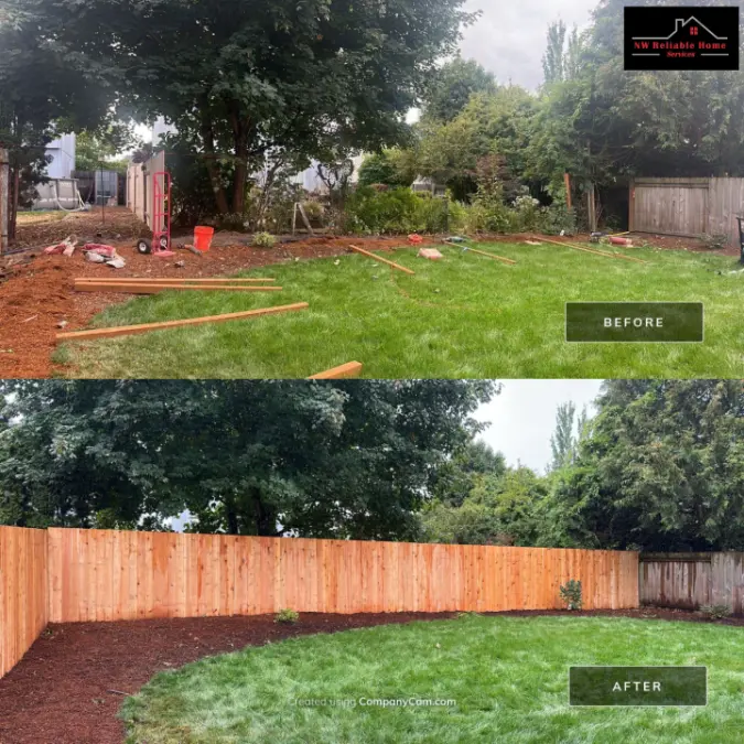 Fence Before After